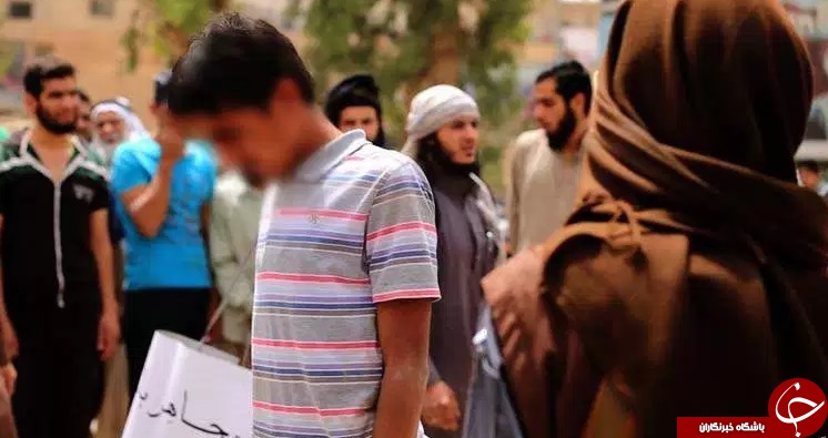 داعش چند نفر را به بهانه روزه خواری شلاق زد+ تصاویر
