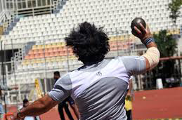 کسب مقام چهارم در ماده پرتاب وزنه