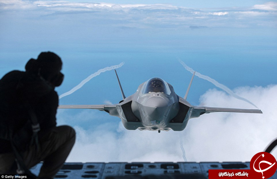 پرواز هواپیماهای F-35 بر فراز دریای شمال +تصاویر