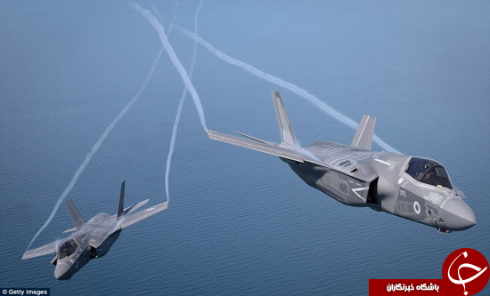 پرواز هواپیماهای F-35 بر فراز دریای شمال +تصاویر