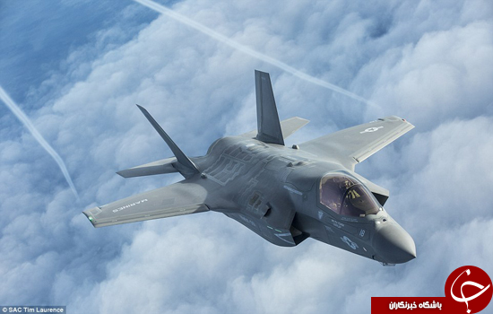 پرواز هواپیماهای F-35 بر فراز دریای شمال +تصاویر