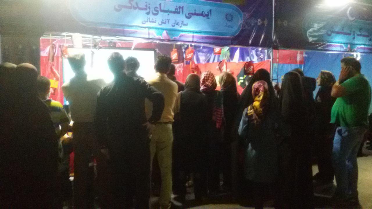 برگزاری نمایشگاه آتش نشانی در بوستان بزرگ ملت
