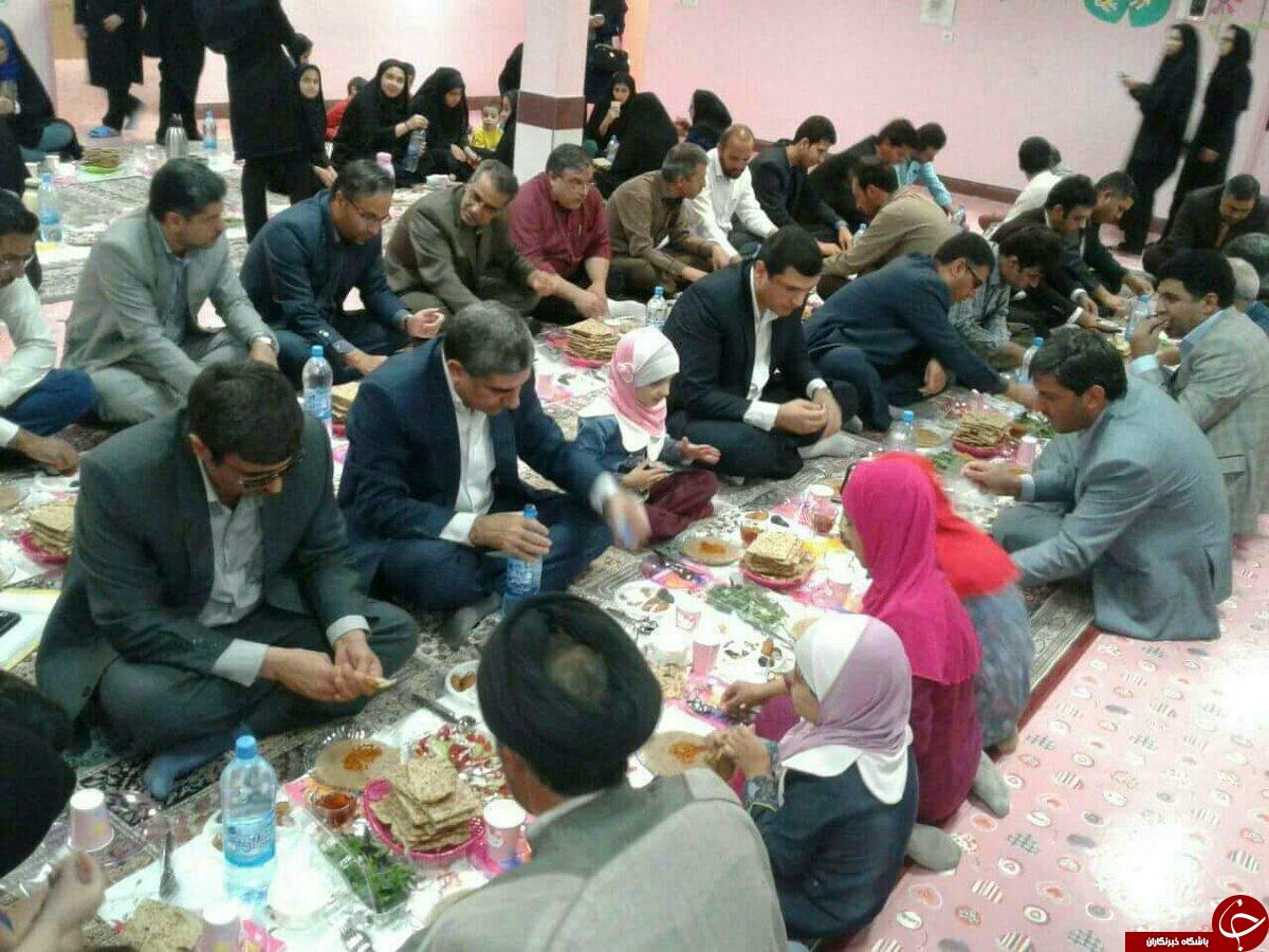 هم سفره شدن استاندار با فرزندان بهزیستی؟! + عکس