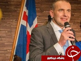 رئیس جمهور ایسلند تماشاگر ویژه دیدار ایسلند- فرانسه
