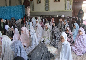 آغاز اعتکاف دانش آموزی در سمنان