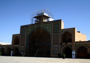 مرمت ماذنه ایوان شمالی مسجد النبی (ص)