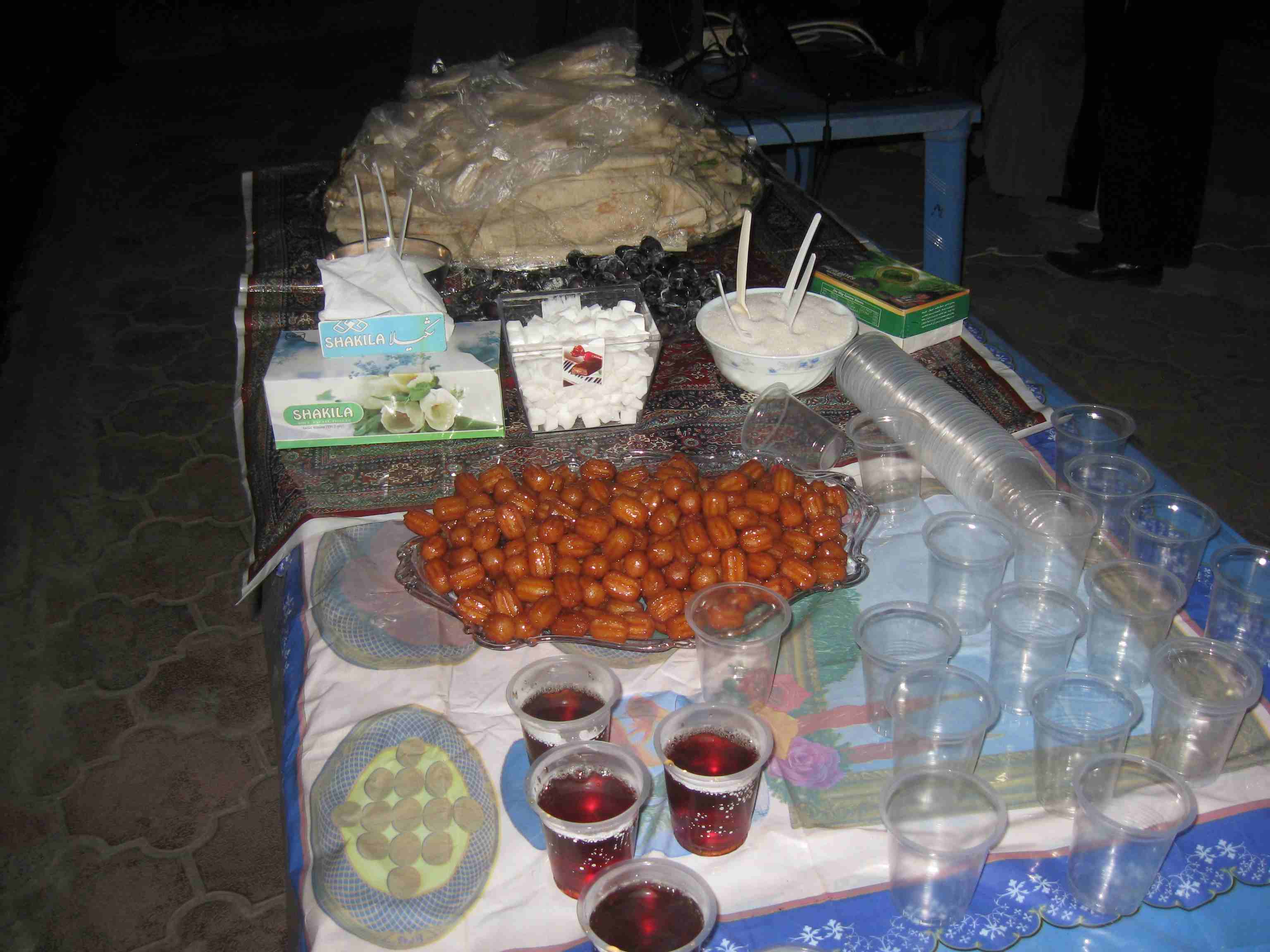 برگزاری مراسم افطاری یادبود شهید علی اصغر انجم شعاع با هم رزمانش