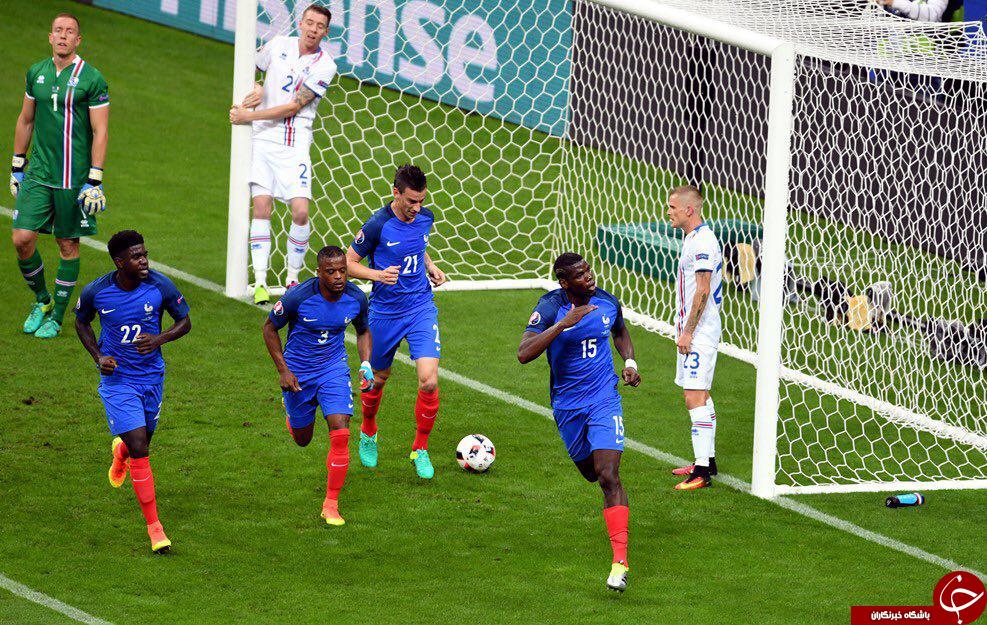 فرانسه 2 - 0 ایسلند
