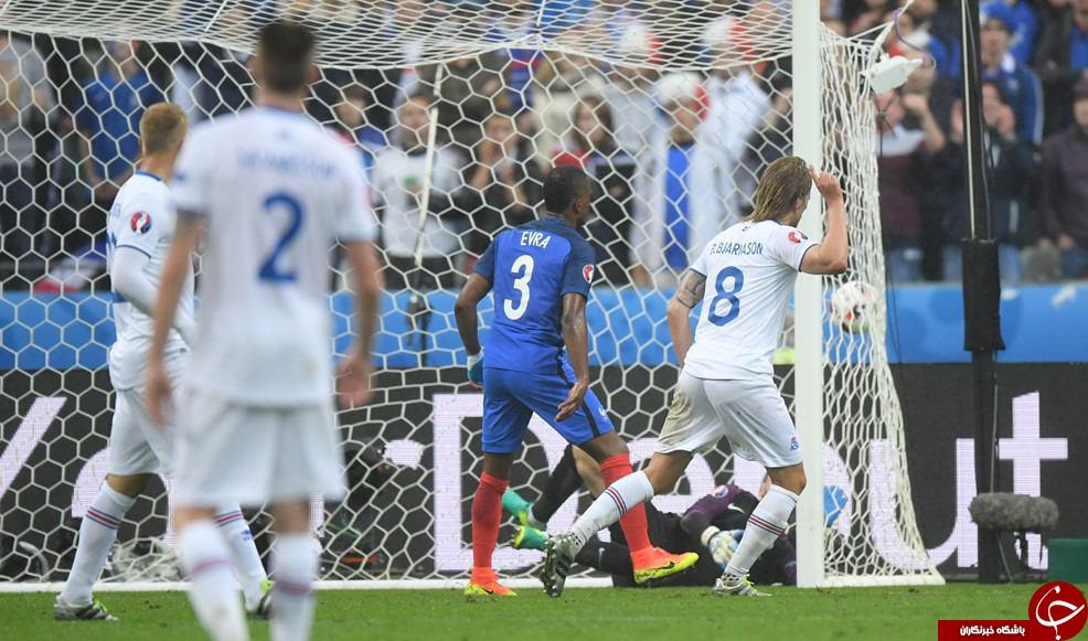 فرانسه 5 - 2 ایسلند / یخ در بهشت خروس ها را به نیمه نهایی رساند + تصاویر