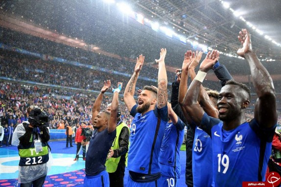 فرانسه 5 - 2 ایسلند / یخ در بهشت خروس ها را به نیمه نهایی رساند + تصاویر
