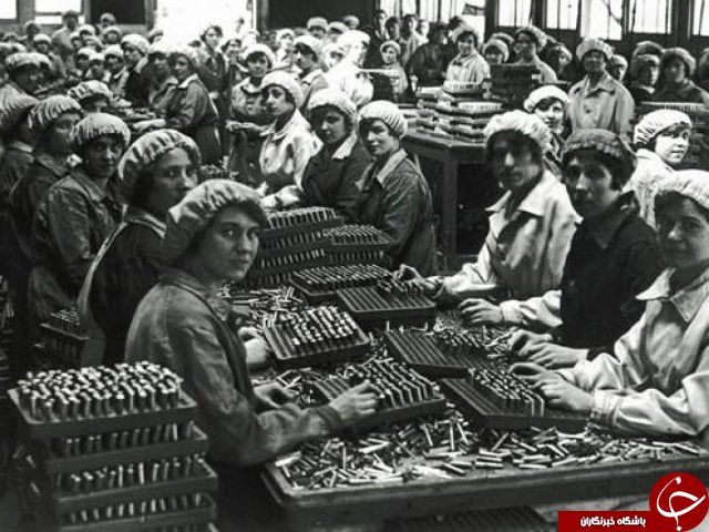 زنان قناری؛ زنانی بیش از ۸۰ درصد صلاح های جنگ جهانی اول را ساختند + تصاویر