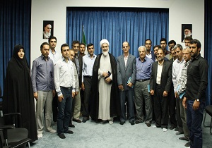 دیدار جمعی از دهیاران با نماینده ولی فقیه