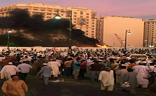انفجار انتحاری در نزدیکی مسجد النبی در مدینه منوره