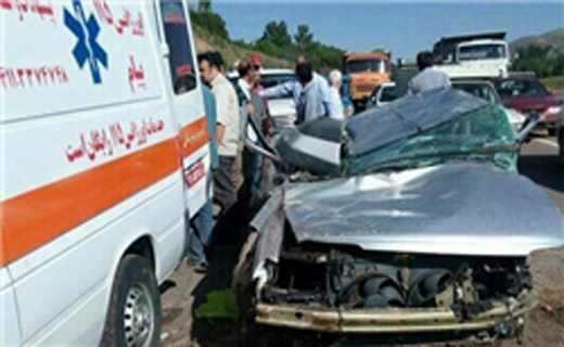 چهارکشته و مجروح شدن بر اثر تصادف در محور دلفان-برخوردار+عکس