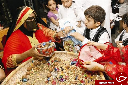 مراسم سنتی پايان ماه رمضان در قطر +عکس