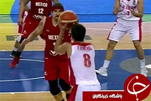 فیلم خلاصه بسکتبال  ایران 70-75 مکزیک