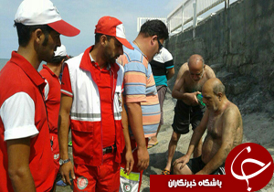 نجات مسافر 57 ساله تهرانی از غرق شدن