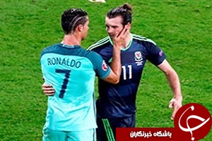 فیلم دلداری رونالدو به گرت بیل پس از پیروزی مقابل ولز