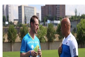 تمرين آبی پوشان زير نظر مربی انگلیسی در ایروان