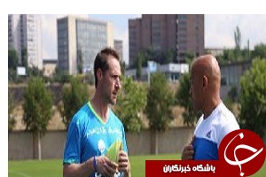 تمرين آبی پوشان زير نظر مربی انگلیسی در ایروان
