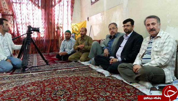 خانواده شهید مدافع حرم میزبان مهران رجبی شدند + عکس