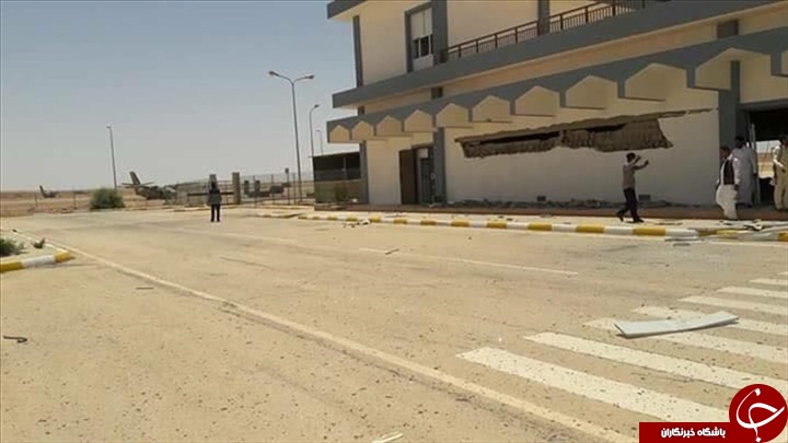 انفجار در فرودگاه لیبی + تصاویر