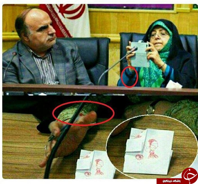 واکنش تند ابتکار به فتوشاپ ناشیانه یک خبرگزاری + عکس و توییت