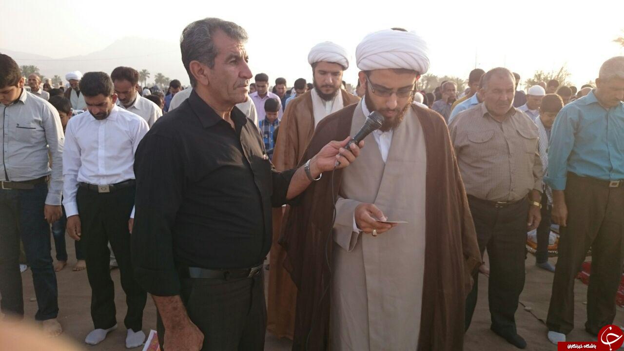 تصاویری زیبا از نماز عید فطر در جوار امام زاده شاهزاده یعقوب(ع)