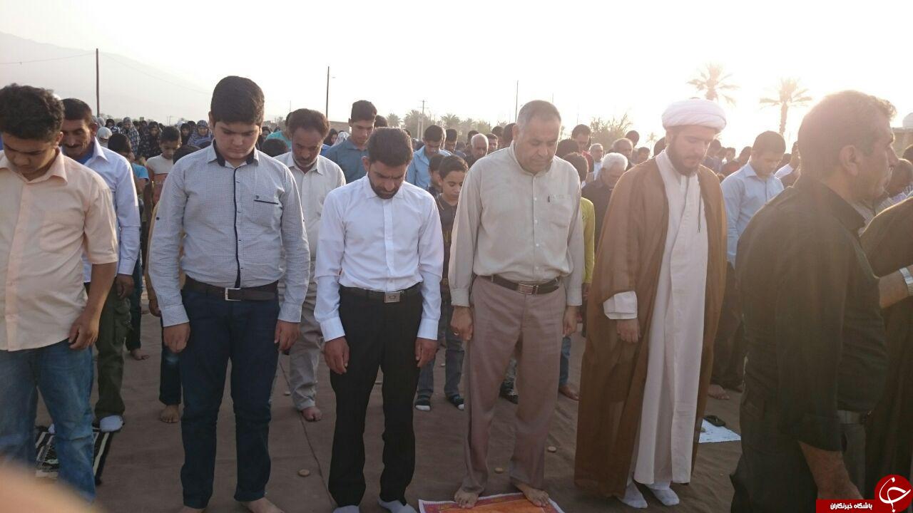 تصاویری زیبا از نماز عید فطر در جوار امام زاده شاهزاده یعقوب(ع)