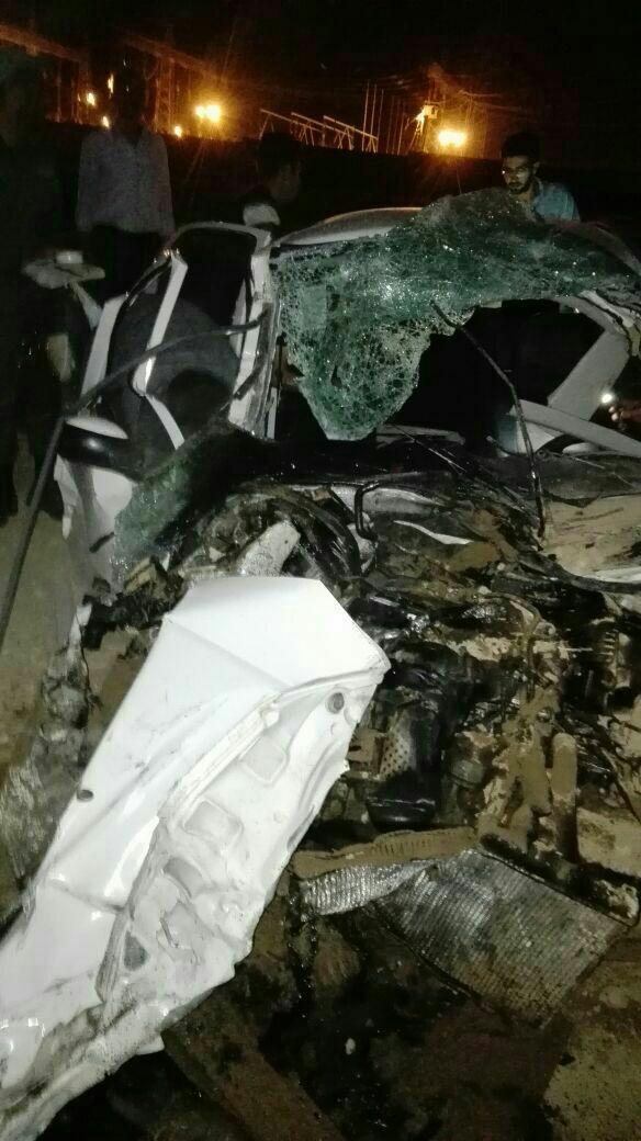 ۹کشته و مصدوم در تصادف محور سعادت شهر به ارسنجان + تصاویر