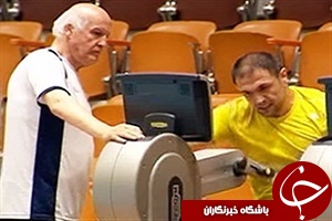 فیلم  تمرینات سخت و پر فشار آزادکاران برای المپیک