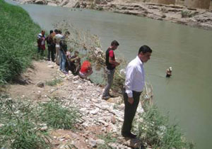 مفقودشدن کودک 5 ساله در رودخانه هراز
