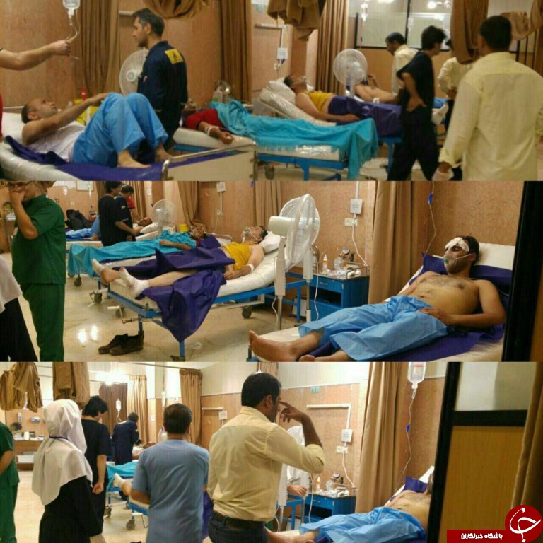 انفجار در پتروشیمی بوعلی؛ از عکس یادگاری زنگنه تا جانفشانی آتش&zwnj;نشان&zwnj;ها+تصاویر