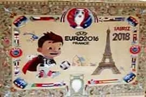 هنر ناب ایرانی زیبنده فینال یورو 2016+فیلم