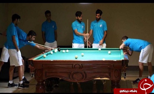 استقلالی ها بیلیارد باز شدند+عکس
