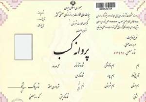 صدور الکترونیکی پروانه کسب اصناف