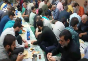 افطاری شب گذشته در مسجد حضرت زینب (س) + فیلم