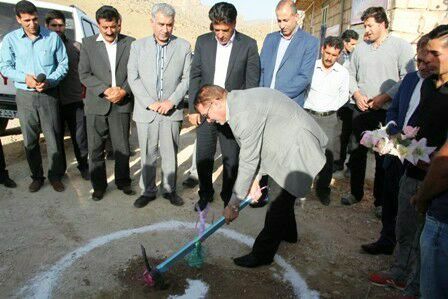 کلنگ زنی طرح آبرسانی به مجتمع روستایی بیجنوند شهرستان چرداول