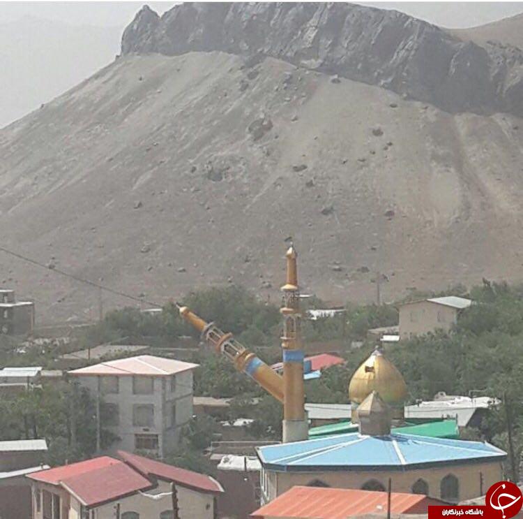 گلدسته&zwnj;ای که در هوا معلق مانده + تصاویر
