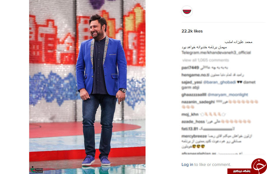 محمد علیزاده، مهمان امشب خندوانه محمد علیزاده، مهمان امشب خندوانه