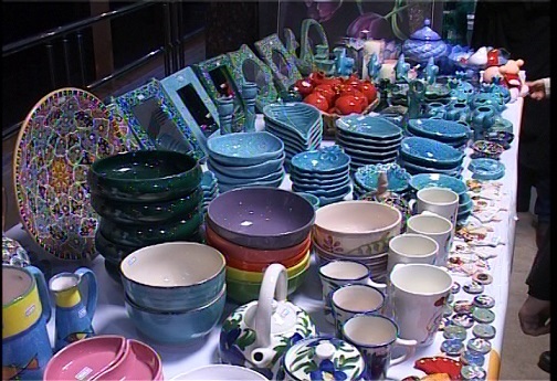 بازارچه خیریه در مجتمع ناشران