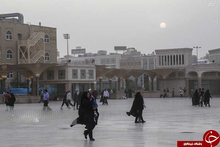 ریزگردها به یک قدمی تهران رسید+عکس