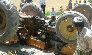 دو کشته بر اثر واژگونی تراکتور در بوکان