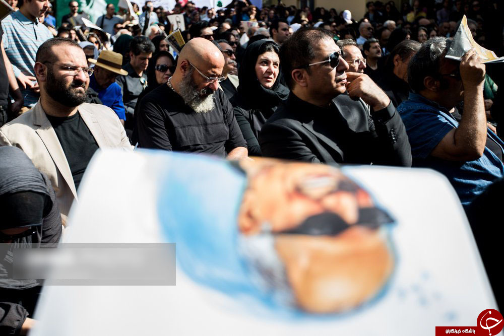 کدام چهره ها به تشییع عباس کیارستمی آمدند