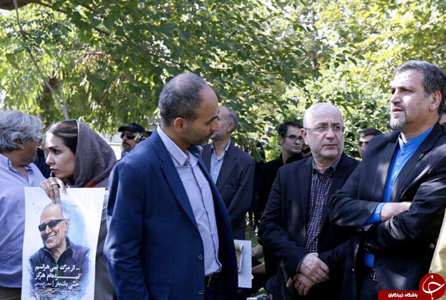 کدام چهره ها به تشییع عباس کیارستمی آمدند