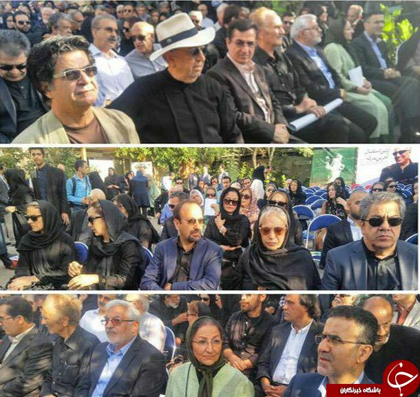 کدام چهره ها به تشییع عباس کیارستمی آمدند