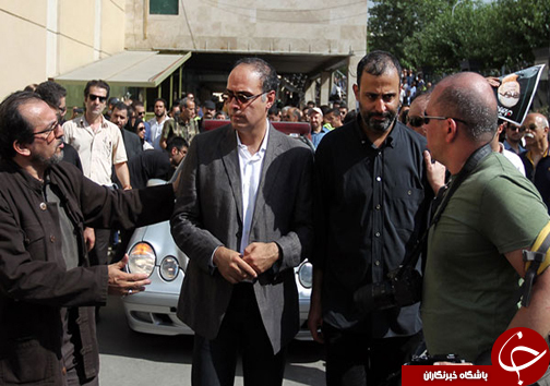 فرزندان کیارستمی در تشییع پدر +عکس