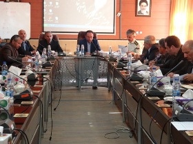 برگزاری یگان حفاظت اداره کل منابع طبیعی برای برنامه ریزی و تمهیدات اطفاء حریق