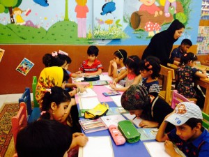 برپایی ایستگاه نقاشی رضوی در میناب