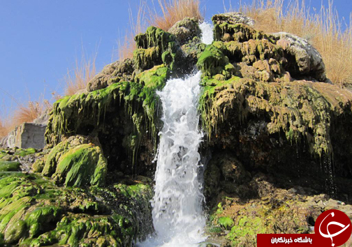 آبشار تزرج زیبای منحصر به فرد استان هرمزگان